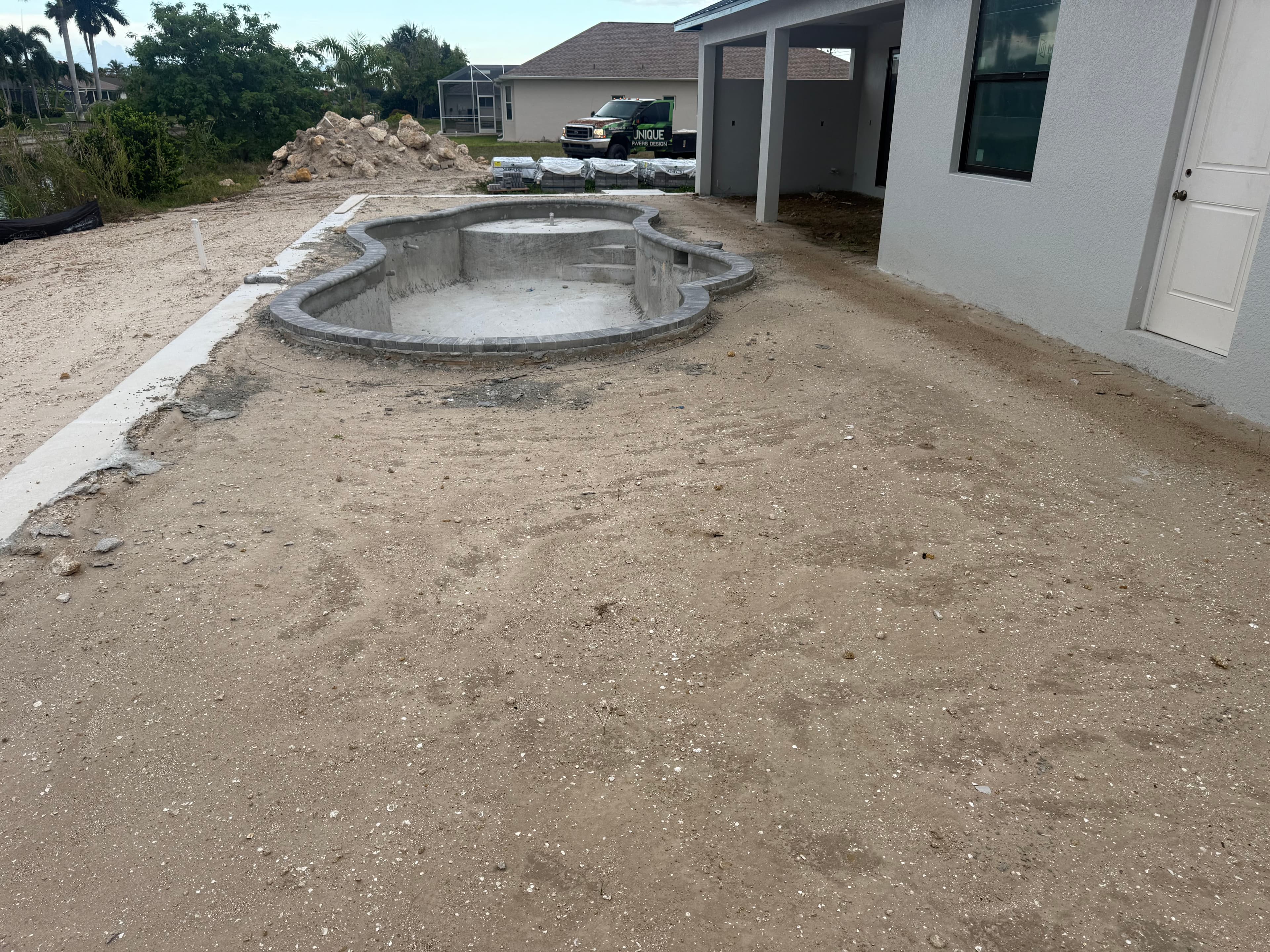 Project Paver Pool Deck Build Just Getting Started image