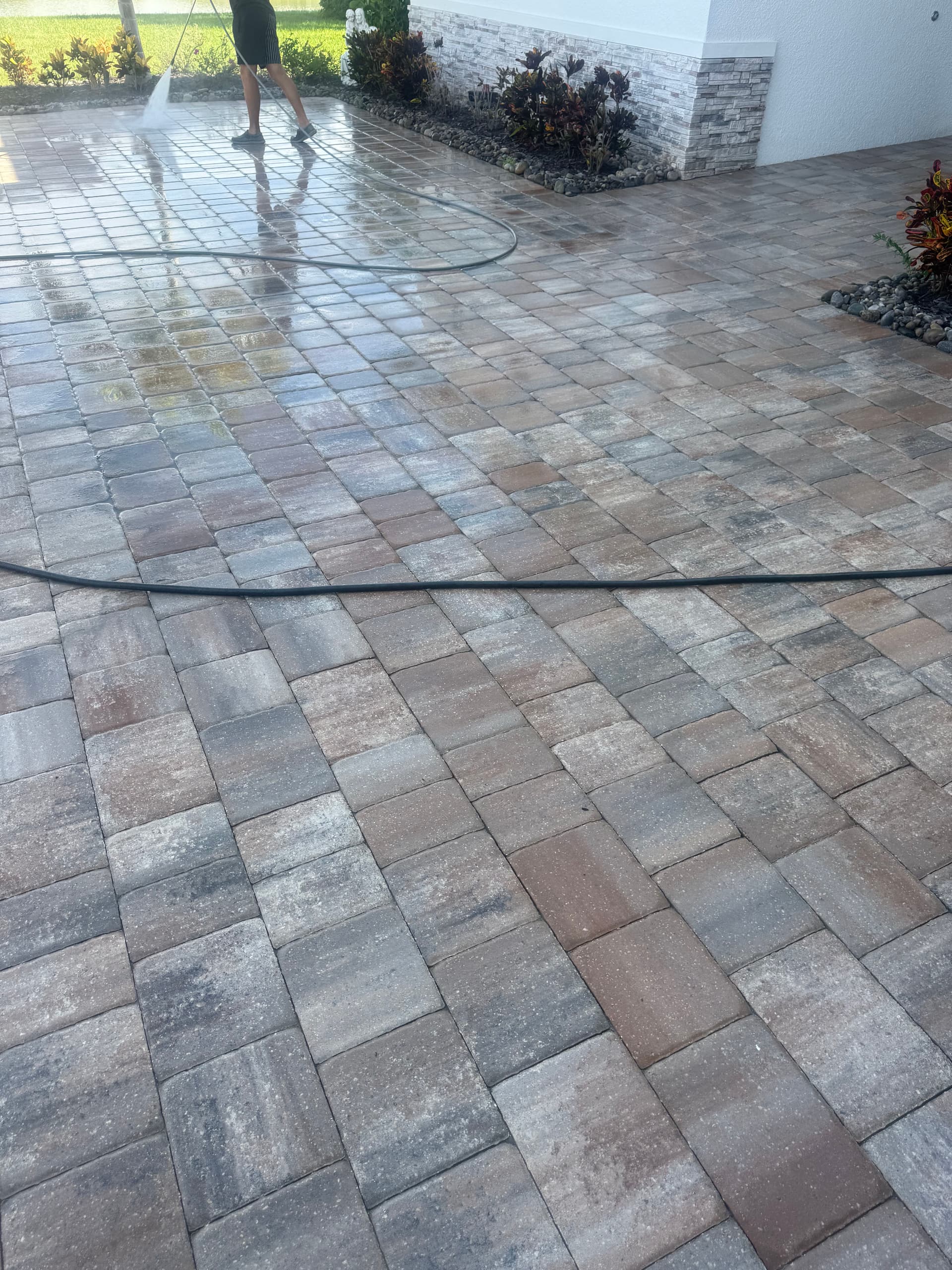 Gallery photos for Paver Pressure Washing Done Right Before Sealing: Image #1